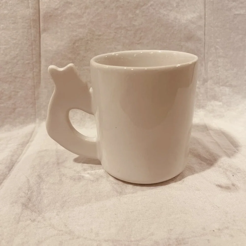 Easter Bunny Mug Basket Rabbits Ducklings Handle 3D Ceramic Pastel Kawaii 4